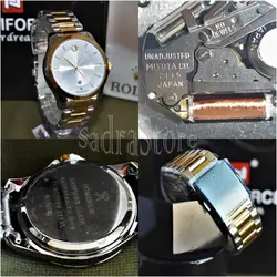 ROMANSON WATCH ساخت ژاپن رومانسون با موتور قدرتمند میوتا ** شیشه سافایر کریستال ** تنگستن استیل