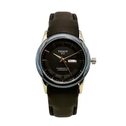 TISSOT 1853 TO1114L موتورژاپن تیسوت زنانه 2 تقویم ** شیشه سافایرکریستال قاب فول استیل بسیارزیبا و سنگین *