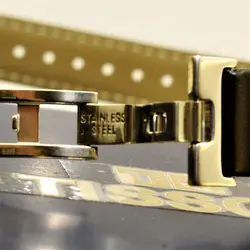TISSOT 1853 TO1114L موتورژاپن تیسوت زنانه 2 تقویم ** شیشه سافایرکریستال قاب فول استیل بسیارزیبا و سنگین *