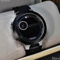 TISSOT 9226 جدید اولین بار *** کاملا ضدآب *** تیسوت دیجیتالی ،،،، ضدآب ،، با قاب فلزی فول استیل ،، صفحه و بند مشکی بسیارخوش طرح