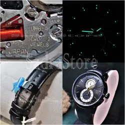 TISSOT WATCH TO2016 موتور ژاپن تیسوت 3 موتوره فولتایم ** شیشه سافایر کریستال با صفحه مشکی ** فول استیل بسیارزیبا و سنگین *