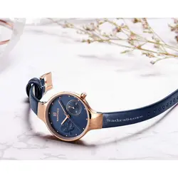 شاهکارجدید NAVIFORCE NF5001M رنگ جذاب سرمه ای ناوی فورس زنانه 2 موتوره * واقعا کیفیت استثنایی موتور پایین تاریخ روز شمار * رنگ بینظیرتوضیحات..