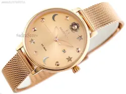 شاهکارجدید NAVIFORCE NF5009M جدید موتور ژاپن حصیری ناوی فورس زنانه * واقعا کیفیت استثنایی بهمراه تاریخ روز شمار * رنگ رزگلد با نشانگرهای براق ...