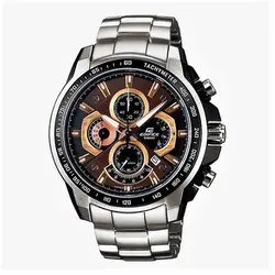 CASIO Edifice 5177 EF-560 ژاپن صفحه نسکافه ای ادیفایس 5 موتوره کرنوگراف با تقویم روزشمار *** فول استیل *** موتور قدرتمند ژاپن *** کیفیت +AAA