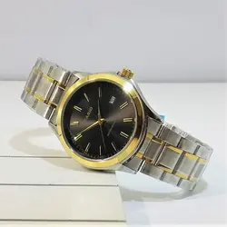 CASIO WATCH MTP1199 ساخت ژاپن کاسیو با موتور قدرتمند میوتا ژاپن ** 2 رنگ با صفحه مشکی ** درب استیل ** دارای تاریخ روز شمار