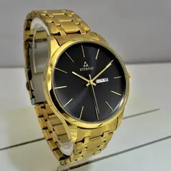 FITRON NO:9326M اورجینال ژاپن فیترون اصل ژاپن کلاسیک ** دو تقویم تاریخ روز شمار و ایام هفته لاتین و عربی**