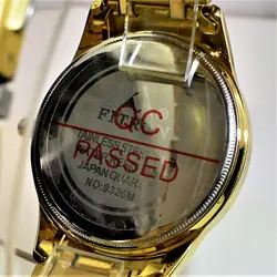 FITRON NO:9326M اورجینال ژاپن فیترون اصل ژاپن کلاسیک ** دو تقویم تاریخ روز شمار و ایام هفته لاتین و عربی**