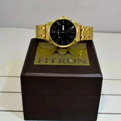 FITRON NO:9326M اورجینال ژاپن فیترون اصل ژاپن کلاسیک ** دو تقویم تاریخ روز شمار و ایام هفته لاتین و عربی**