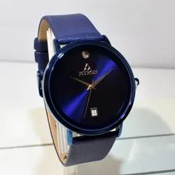 FITRON NO:7961M اورجینال ژاپن فیترون کلا سرمه ای کلاسیک با صفحه ساده ** تاریخ روز شمار ** اصل ژاپن ** رنگ نایاب و بینظیر