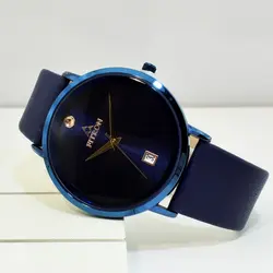 FITRON NO:7961M اورجینال ژاپن فیترون کلا سرمه ای کلاسیک با صفحه ساده ** تاریخ روز شمار ** اصل ژاپن ** رنگ نایاب و بینظیر