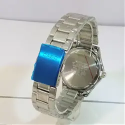 CASIO WATCH MTP1199 ساخت ژاپن کاسیو با موتور قدرتمند میوتا ژاپن ** رنگ بسیار جذاب سرمه ای ** درب استیل ** دارای تاریخ روز شمار