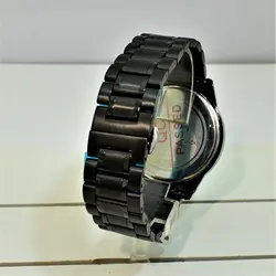 FITRON NO:9499M اورجینال ژاپن فیترون اصل ژاپن کلاسیک ** دو تقویم تاریخ روز شمار و ایام هفته لاتین و عربی** کلا مشکی صفحه مشبک