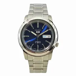 SEIKO5 SNKE51J1 -Cal-7S26 اتوماتیک خلبانی اورجینال سیکو 5 اتومات حرکتی ژاپن موتور سیکو 21 سنگ اصل ** فول استیل ** 2 تقویم صفحه سرمه ای