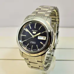 SEIKO5 SNKE51J1 -Cal-7S26 اتوماتیک خلبانی اورجینال سیکو 5 اتومات حرکتی ژاپن موتور سیکو 21 سنگ اصل ** فول استیل ** 2 تقویم صفحه سرمه ای
