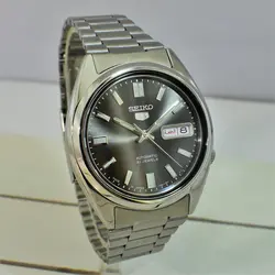 SEIKO5 SNXS79J1 -Cal-7S26 اتوماتیک خلبانی اورجینال سیکو 5 اتومات حرکتی ژاپن موتور سیکو 21 سنگ اصل ** فول استیل ** 2 تقویم صفحه نوک مدادی