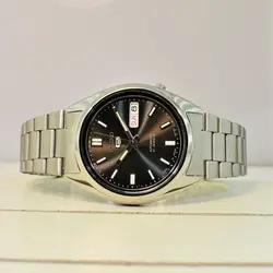 SEIKO5 SNXS79J1 -Cal-7S26 اتوماتیک خلبانی اورجینال سیکو 5 اتومات حرکتی ژاپن موتور سیکو 21 سنگ اصل ** فول استیل ** 2 تقویم صفحه نوک مدادی