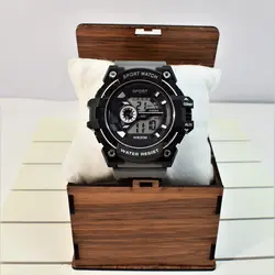 SPORT دیجیتالی طرح جدید طوسی اسپورت تمام دیجیتالی با کلید پمپهای فعال اعداد درشت * فول امکانات * درب استیل بسیار براق و خوش دست