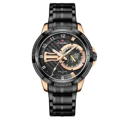 NAVIFORCE NF9206 جدید فوق العاده جذاب ناوی فورس اسپورت اورجینال * ضدآب 3ATM * موتور تقویم روزشمار باطرح ضمینه راداری