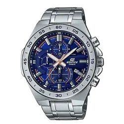 CASIO Edifice EFR-564DY ژاپن سرمه ای ادیفایس 4 موتوره کرنوگراف با تقویم روزشمار *** فول استیل *** موتور قدرتمند ژاپن *** کیفیت +AAA