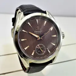 OMEGA SEAMASTER AUTOMATIC اومگا اتومات مکانیکی ،، شیشه شفاف سافایر کریستال ،، عقربه ها و نشانگرها فسفر