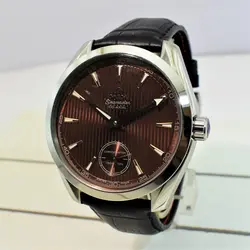 OMEGA SEAMASTER AUTOMATIC اومگا اتومات مکانیکی ،، شیشه شفاف سافایر کریستال ،، عقربه ها و نشانگرها فسفر