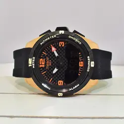 TISSOT WATCH T091420A جدید ساخت ژاپن تیسوت 2 زمانه ** شیشه سافایر کریستال ** قاب تیتانیوم** بسیارزیبا و سنگین *