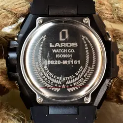 LAROS WATCH M1161 5 STAR جدید موتورژاپن لاروس دیجیتالی 2 تایمه با کیت ژاپنی ** ضدآب استخری ** فول امکانات