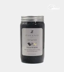شوگر اسکراب پا زاوانو با رایحه ذغال و وانیل Zavano