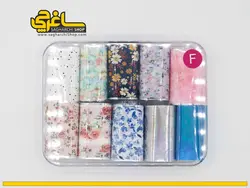 فویل دیزاین ناخن کد F