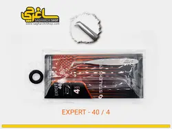 پنس حرفه ای مژه برند STALEKS PRO مدل 40/4