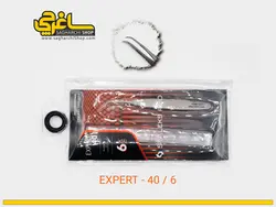 پنس حرفه ای مژه برند STALEKS PRO مدل 40/6