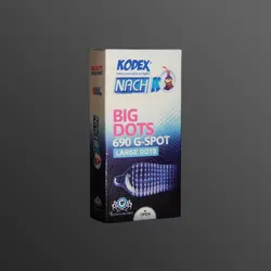 کاندوم کدکس خاردرشت بیگ دات Kodex Big Dots - gkoo