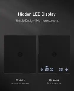 ترازو هوشمند تایم مور black mirror basic