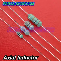 سلف مقاومتی 100 میکرو هانری 1/4 وات