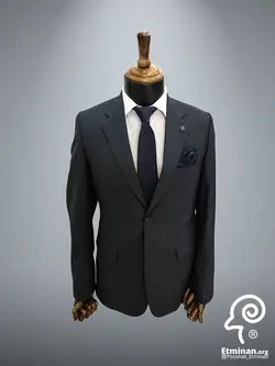 کت شلوار ترک یونسا (زغال سنگی)