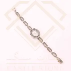 ساعت نقره زنانه طرح آیسا