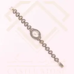 ساعت نقره زنانه طرح چیچک