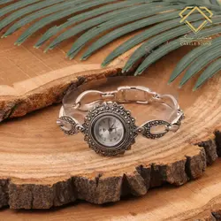 ساعت نقره زنانه طرح آیسو