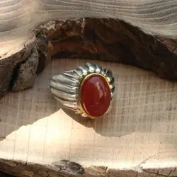 انگشتر نقره عقیق یمنی