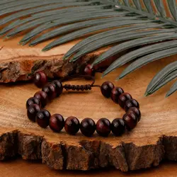 دستبند چشم ببر قرمز