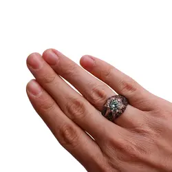 انگشتر نقره موزانایت