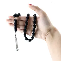 تسبیح هسته خرما ریز به درشت 2 رنگ