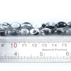 تسبیح پودر کهربا ۳۳ دانه سفید و سیاه با عطر لیمو کد T1097