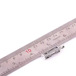 مدال نقره جا حرزی طرح شمشیر با حرز امام جواد روی پوست آهو