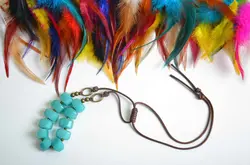 گردنبند جید با چرم کد G32