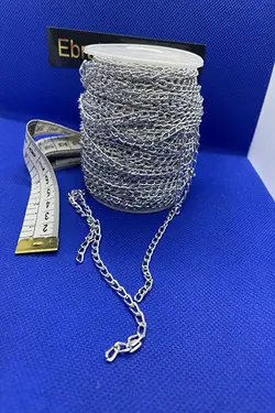 زنجیر الومینیوم ۴۴ یاردی نقره ای