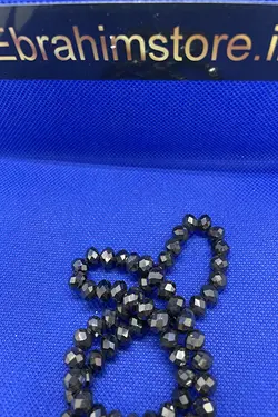 کریستال بندی سایز ۸دودی متالیک