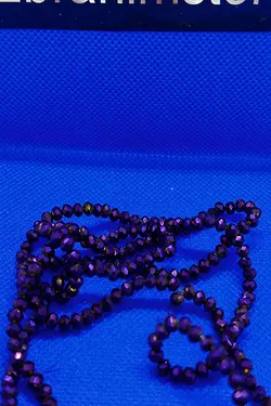 کریستال بندی سایز ۴ بنفش متالیک