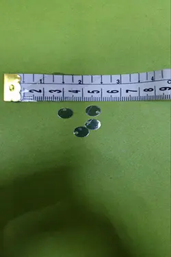 پولک براق آویز گرد متوسط