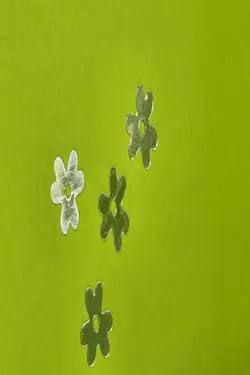 پولک براق شکوفه شش پر تخت